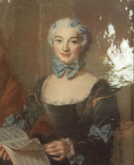 unknow artist Portrait of Mme Thiroux d'Arconville Darlus 1735 China oil painting art
